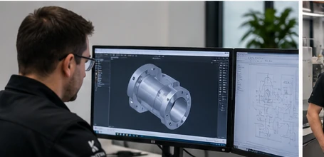 Conceptual Kyntrivo engineering workstation for industrial product development