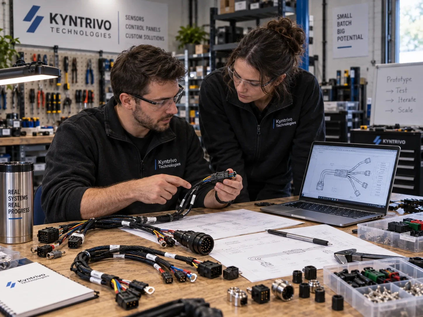 Kyntrivo project review for a custom industrial cable assembly
