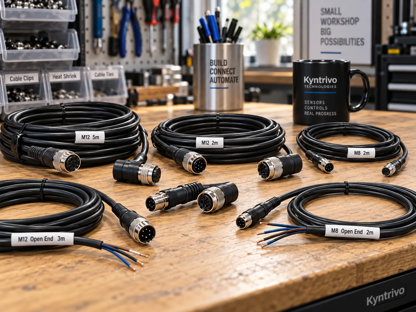 Sensor and actuator cables