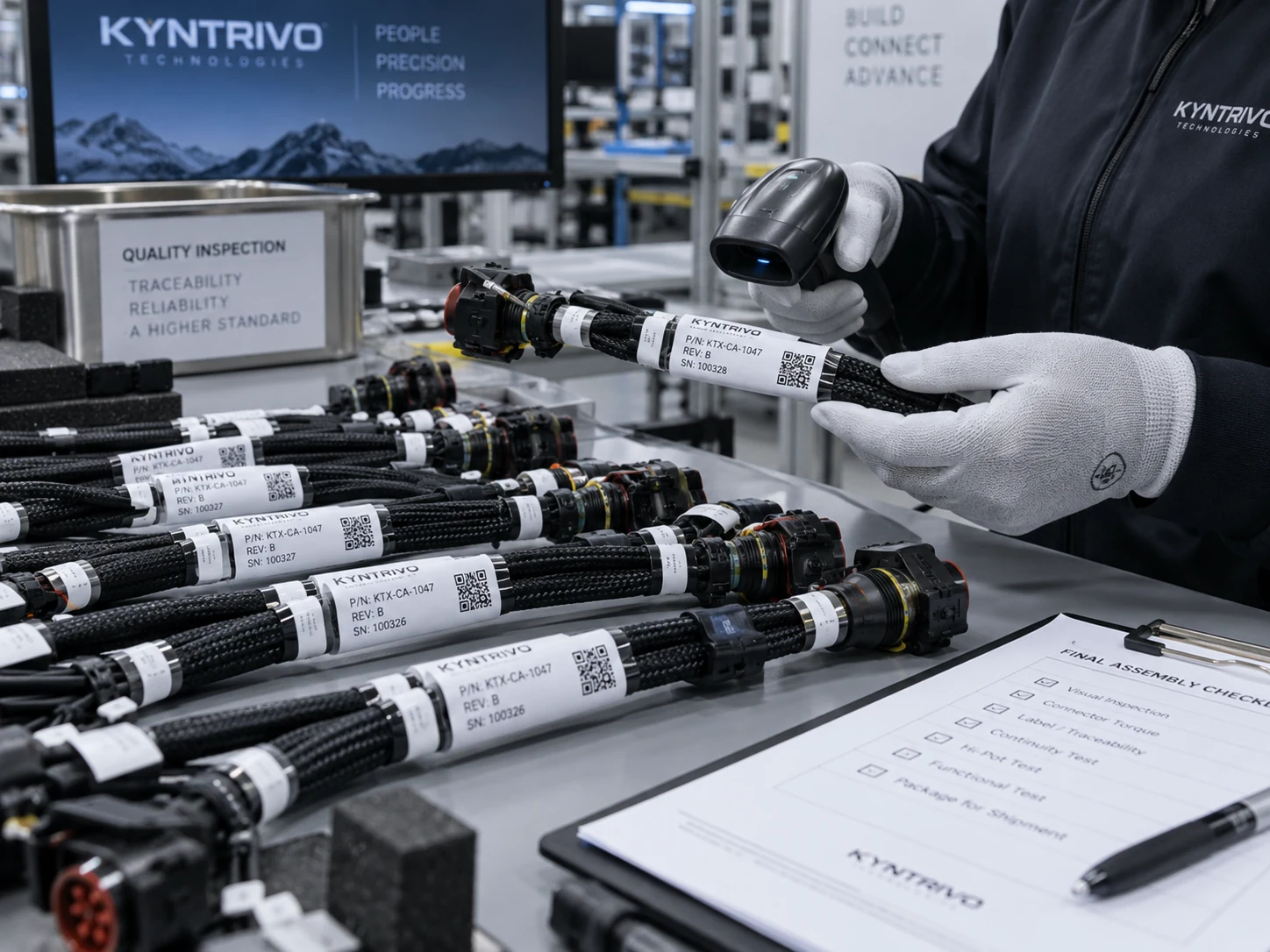 Traceability scan and product identification at Kyntrivo